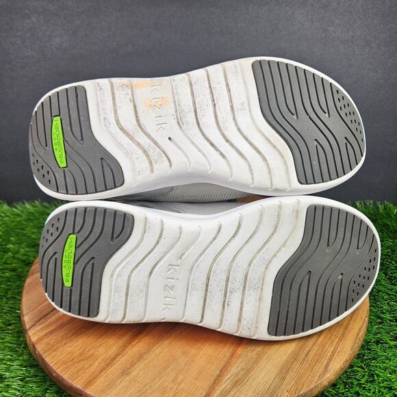 Kizik Athens Athletic Shoes Men\'s Size 8.5 Women\'s Size 10 Gray White Slip On main image 11